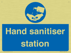 Hand sanitiser station